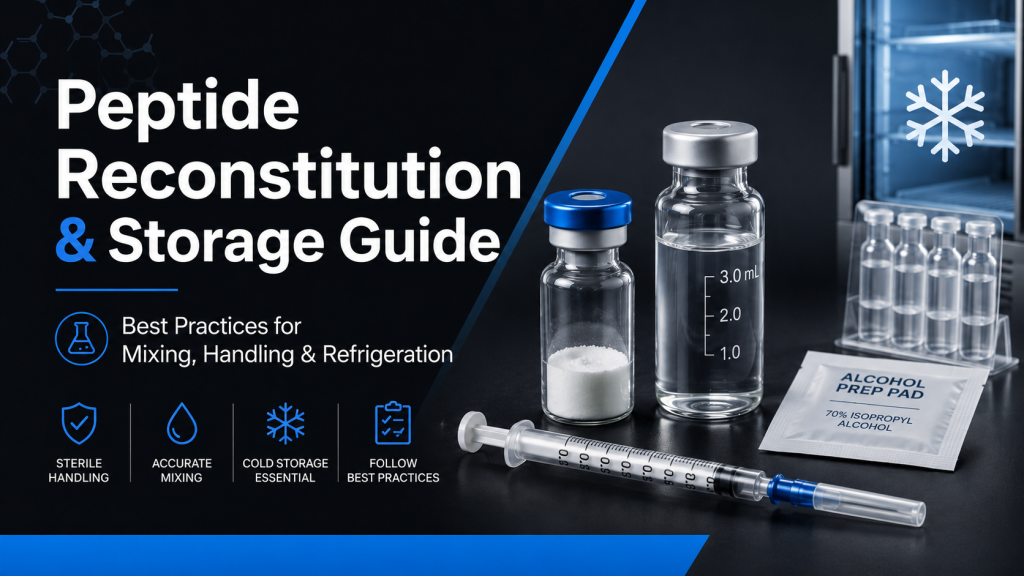 Peptide Reconstitution & Storage Guide for Beginners